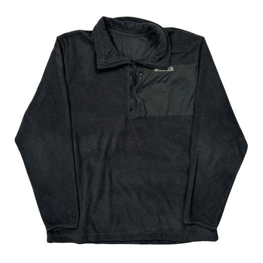 Vintage Columbia Fleece - Large Black Polyester