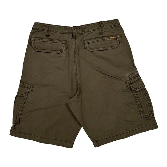 Lee Cargo Shorts - 32W 11L Brown Cotton