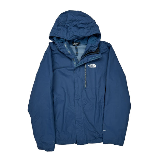 The North Face Waterproof Jacket - Medium Blue Polyester