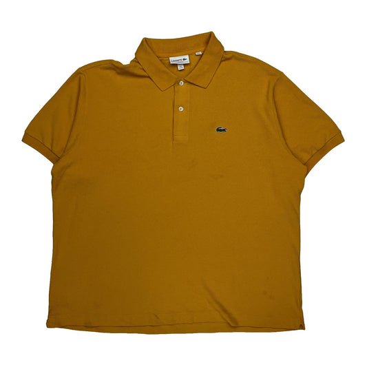 Vintage Lacoste Polo Shirt - 3XL Yellow Cotton