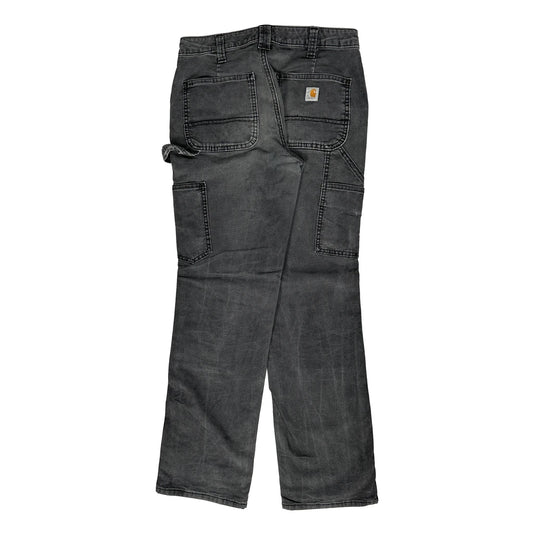 Vintage Carhartt Double Knee Carpenter Trousers - 34W UK 14 Grey Cotton