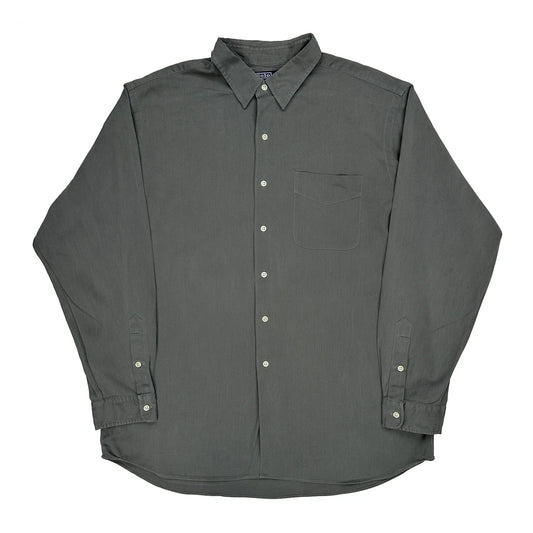 Polo By Ralph Lauren Shirt - XL Grey Silk Blend