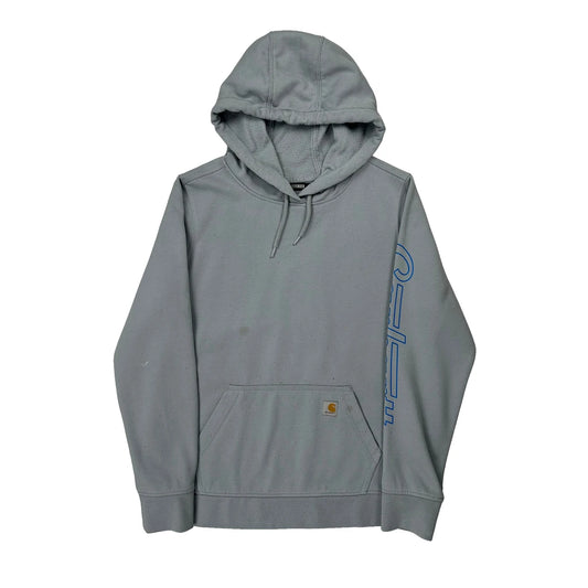 Age 12-14 Carhartt Hoodie - Large Grey Cotton