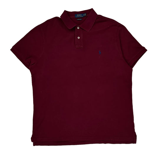 Polo By Ralph Lauren Polo Shirt - XL Burgundy Cotton