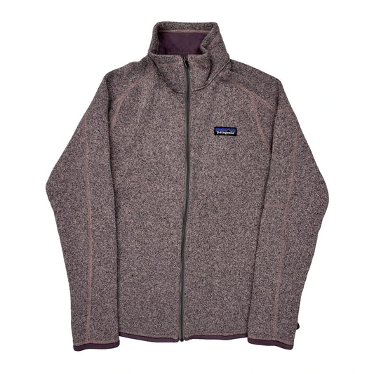 Patagonia Fleece Jacket - Small Purple Polyester