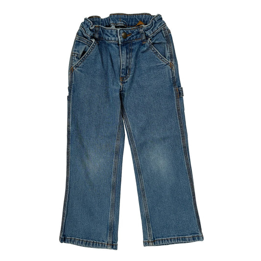 Age 5 Carhartt Double Knee Carpenter Jeans - Small Blue Cotton