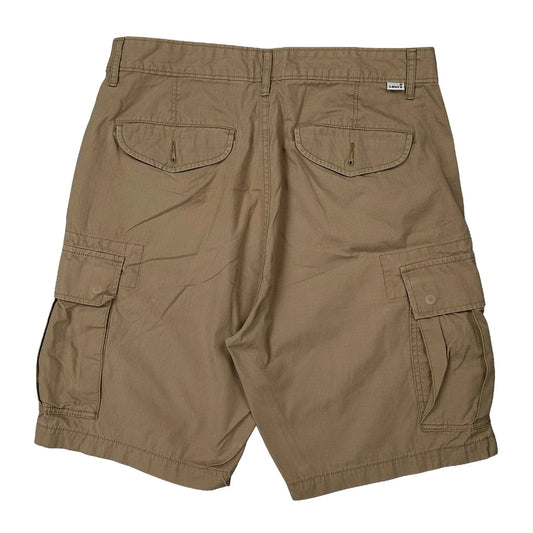 Vintage Levis Cargo Shorts - 32W 9L Beige Cotton