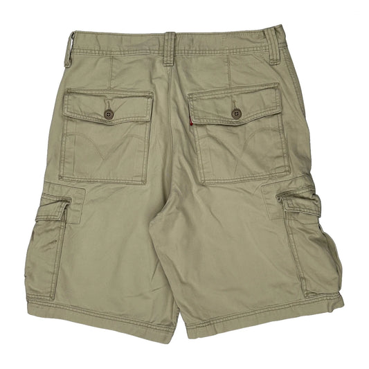Levis Cargo Shorts - 34W 11L Beige Cotton