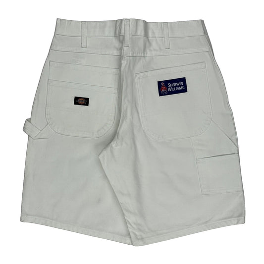 Dickies Carpenter Shorts - 31W 10L White Cotton