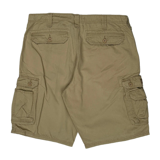 Lee Cargo Shorts - 34W 11L Khaki Cotton