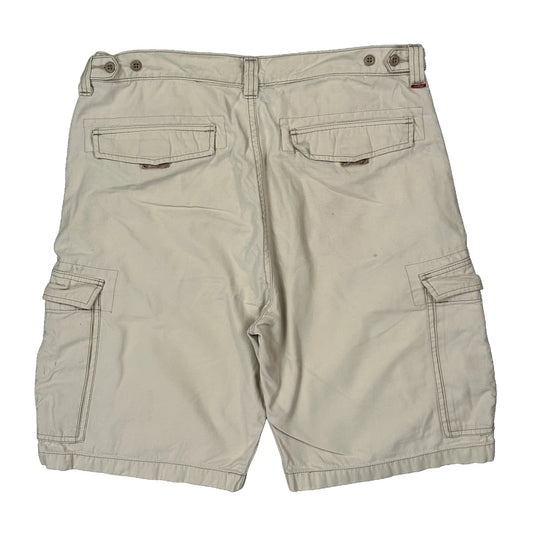 Vintage Levis Cargo Shorts - 36W 11L Beige Cotton