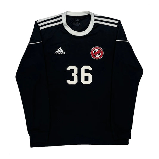 Vintage Soccer Team Adidas Jersey - Medium Black Polyester