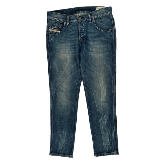 Diesel Staffy Slim Fit Jeans - 34W 30L Blue Cotton