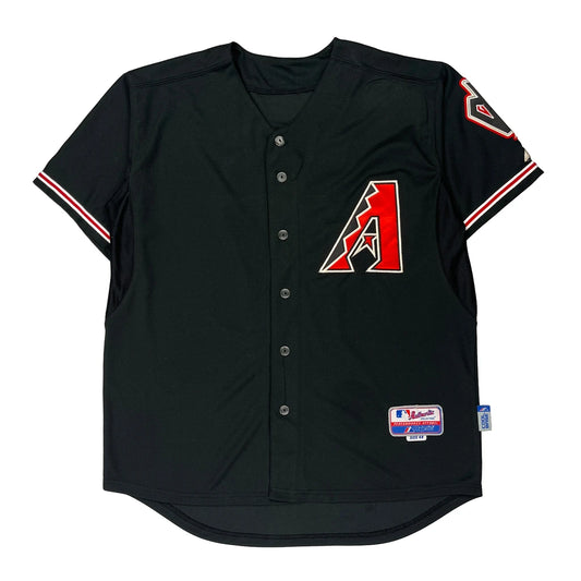 Made In USA Arizona Diamondbacks Majestic Mlb Jersey - XL Black Polyester