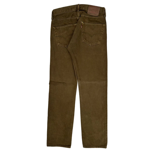Vintage 501 Levis Jeans - 28W 30L Brown Cotton