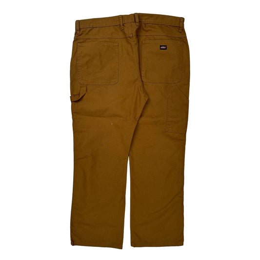 Dickies Carpenter Trousers - 38W 30L Brown Cotton