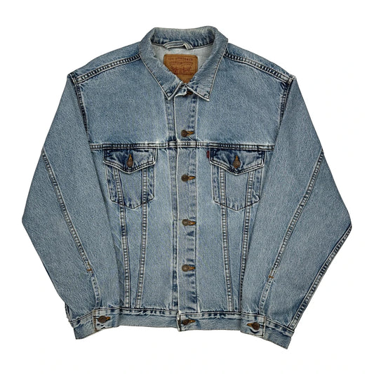 Levis Denim Jacket - Large Light Wash Denim