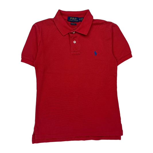 Vintage Age 8 Polo By Ralph Lauren Polo Shirt - Small Red Cotton