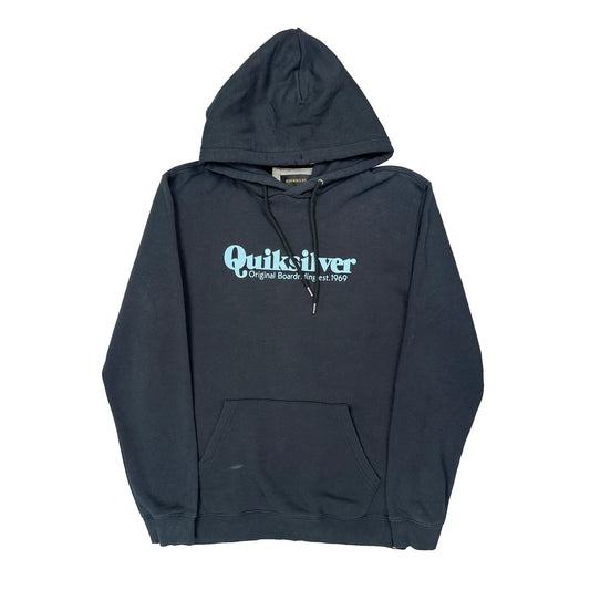 Quiksilver Hoodie - Large Navy Cotton