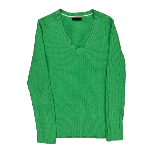 Tommy Hilfiger Jumper - Medium Green Cotton