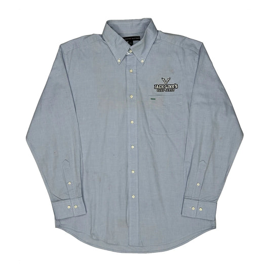 Vintage Tommy Hilfiger Shirt - Large Blue Cotton