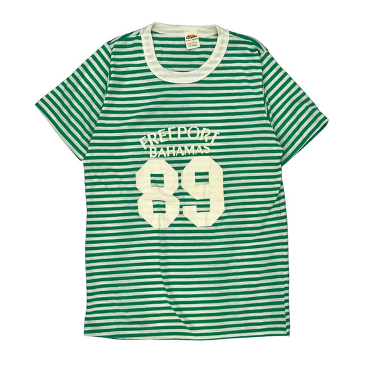 Freeport Bahamas 89 Chippie Single Stitch T-Shirt - Large Green Cotton