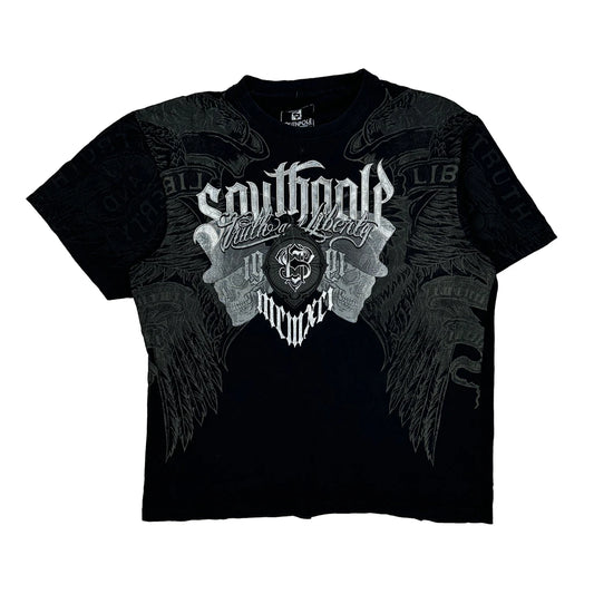 Southpole Graphic T-Shirt - No Size Black Cotton