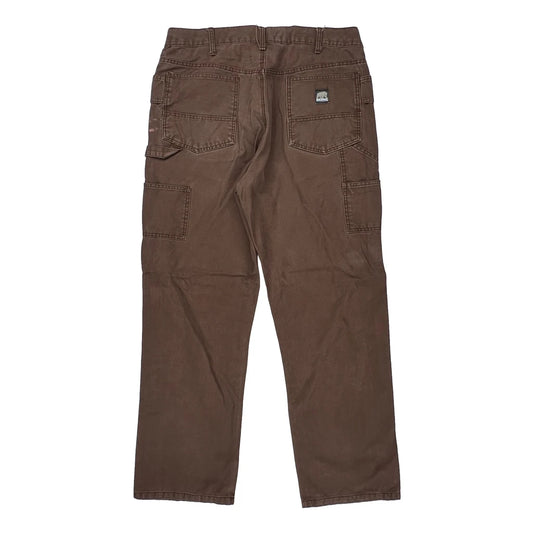 Vintage Berne Carpenter Trousers - 34W 30L Brown Cotton