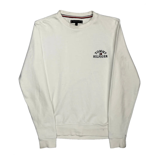 Tommy Hilfiger Sweatshirt - Small White Cotton