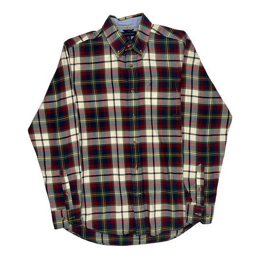 Tommy Hilfiger Checked Shirt - Small Multicoloured Cotton