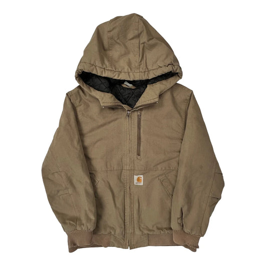 Age 10-12 Carhartt Bomber Jacket - Medium Khaki Cotton