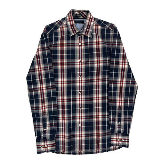 Tommy Hilfiger Checked Shirt - Large Multicoloured Cotton