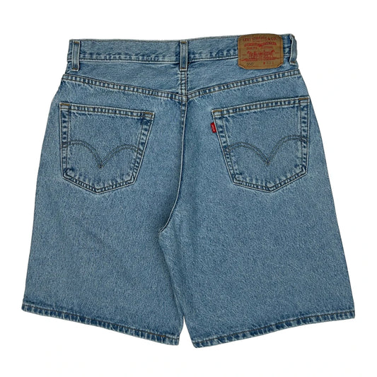 Levis 550 Baggy Denim Shorts - 32W 9L Blue Cotton