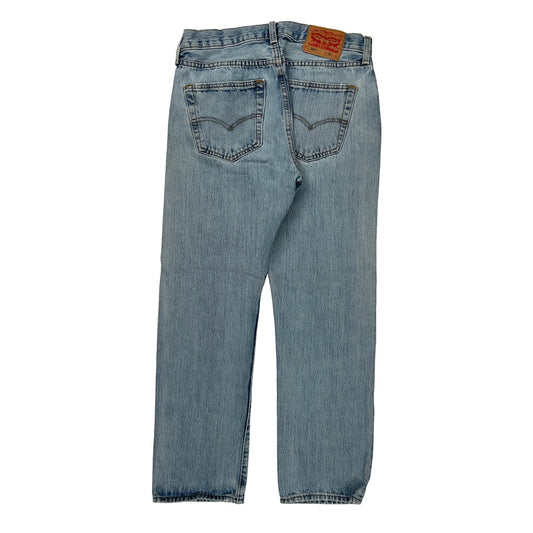 501 Levis Jeans - 32W 28L Light Wash Cotton