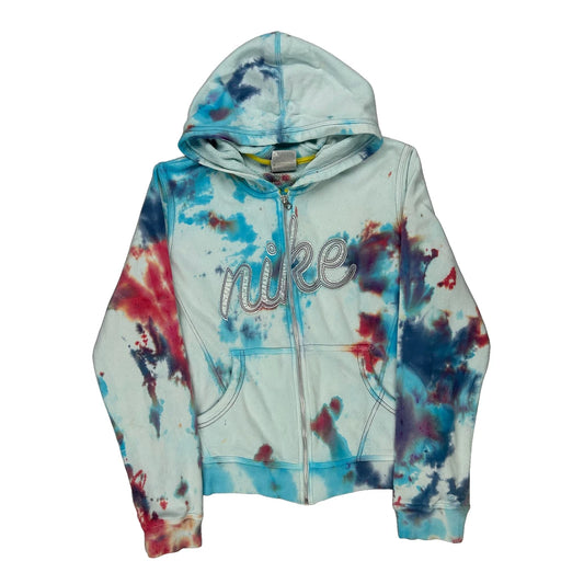 Age 13-14 Nike Tie-Dye Hoodie - XL Multicoloured Cotton