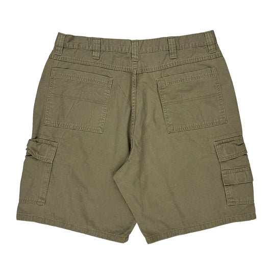 Wrangler Cargo Shorts - 36W 9L Khaki Cotton