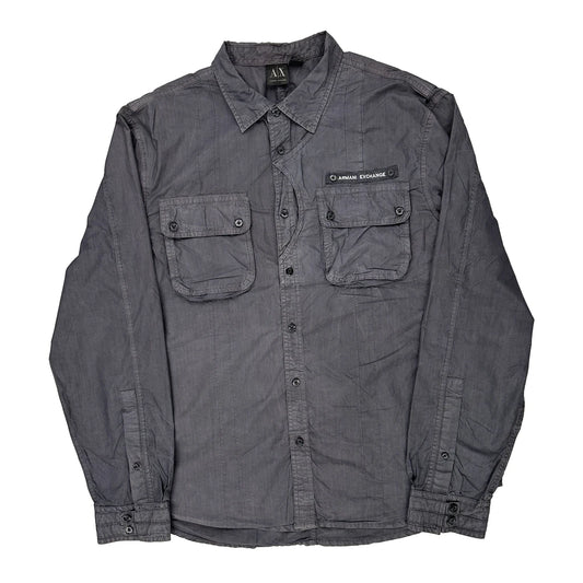 Armani Exchange Shirt - XL Grey Cotton
