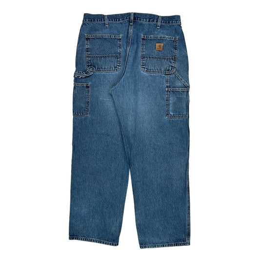 Vintage Carhartt Carpenter Jeans - 36W 30L Blue Cotton