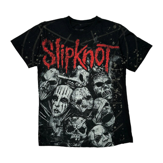 Slipknot Rock & Rebellion Band T-Shirt - Medium Black Cotton