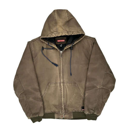 Vintage Craftsman Jacket - Large Brown Cotton