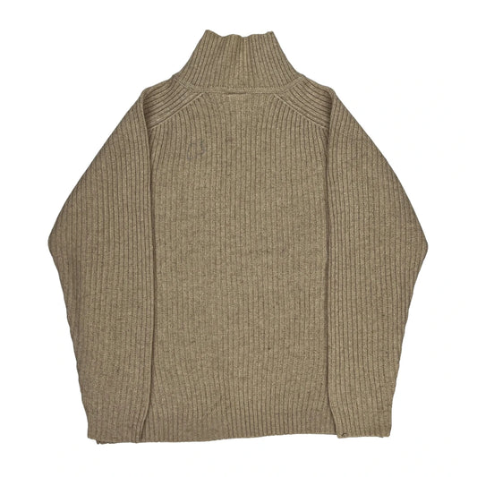 Lacoste Rollneck - Medium Beige Wool Blend