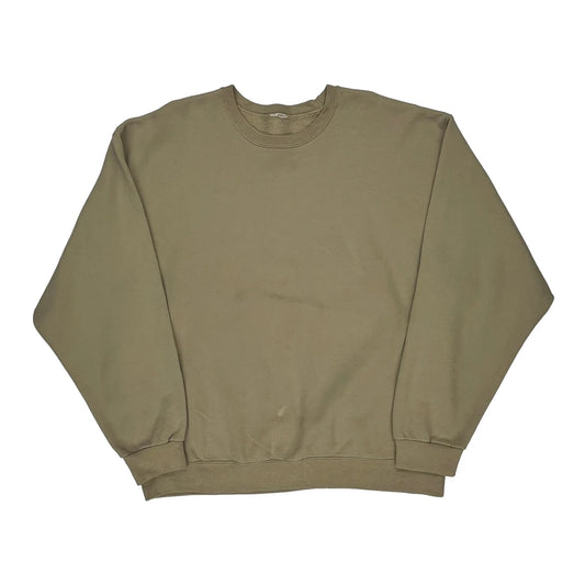Unbranded Sweatshirt - 2XL Beige Cotton