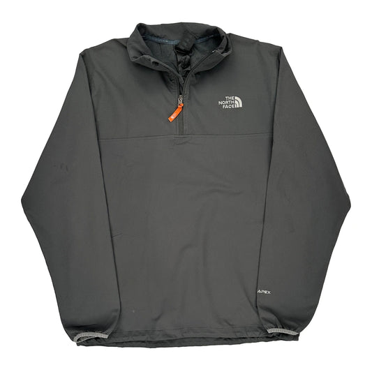 The North Face 1/4 Zip - Large Black Polyester