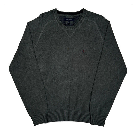 Tommy Hilfiger Jumper - XL Grey Cotton