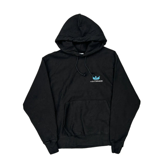 Reverse Weave Champion Hoodie - Large Black Cotton