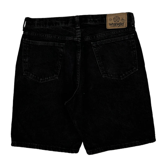 Wrangler Denim Shorts - 32W 8L Black Cotton