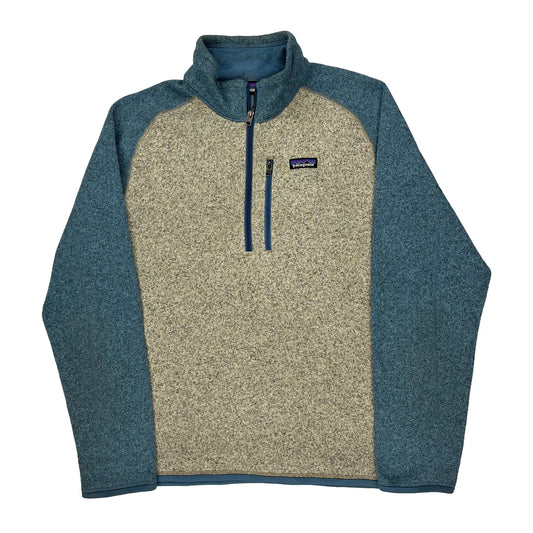 Patagonia Fleece - Large Beige Polyester