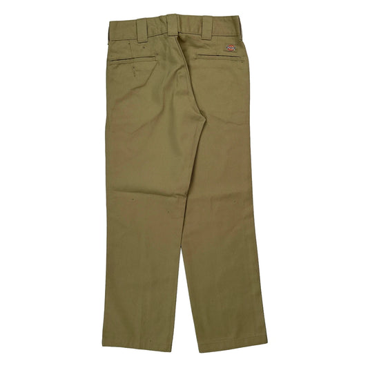 Vintage Dickies Slim Trousers - 30W 29L Khaki Cotton