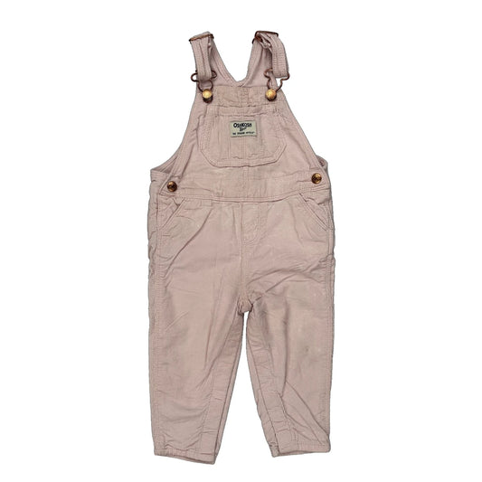 18 Months Oshkosh Dungarees - 2XS Pink Cotton