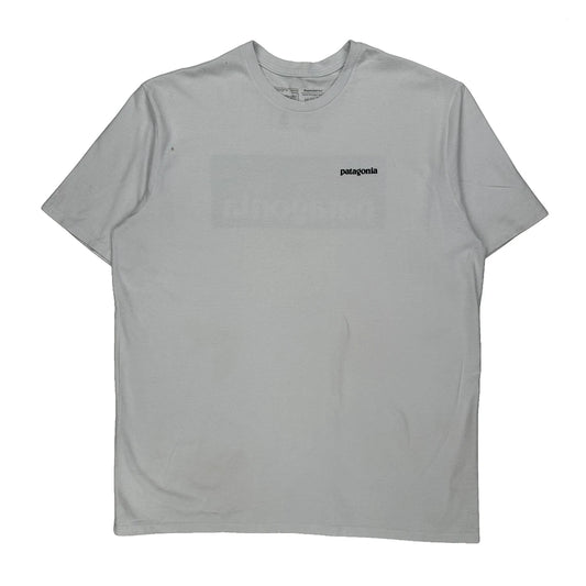 Vintage Patagonia Graphic T-Shirt - Large White Cotton